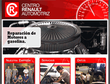 Tablet Screenshot of centrorenault.net